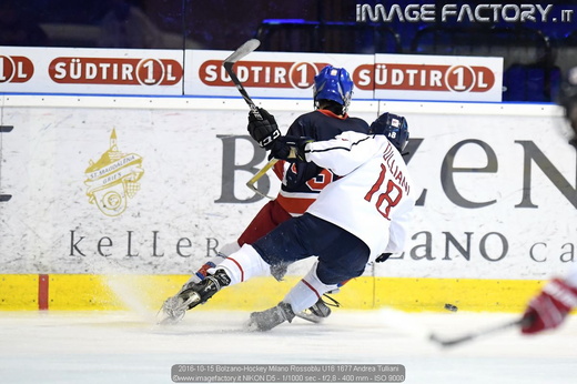 2016-10-15 Bolzano-Hockey Milano Rossoblu U16 1677 Andrea Tulliani